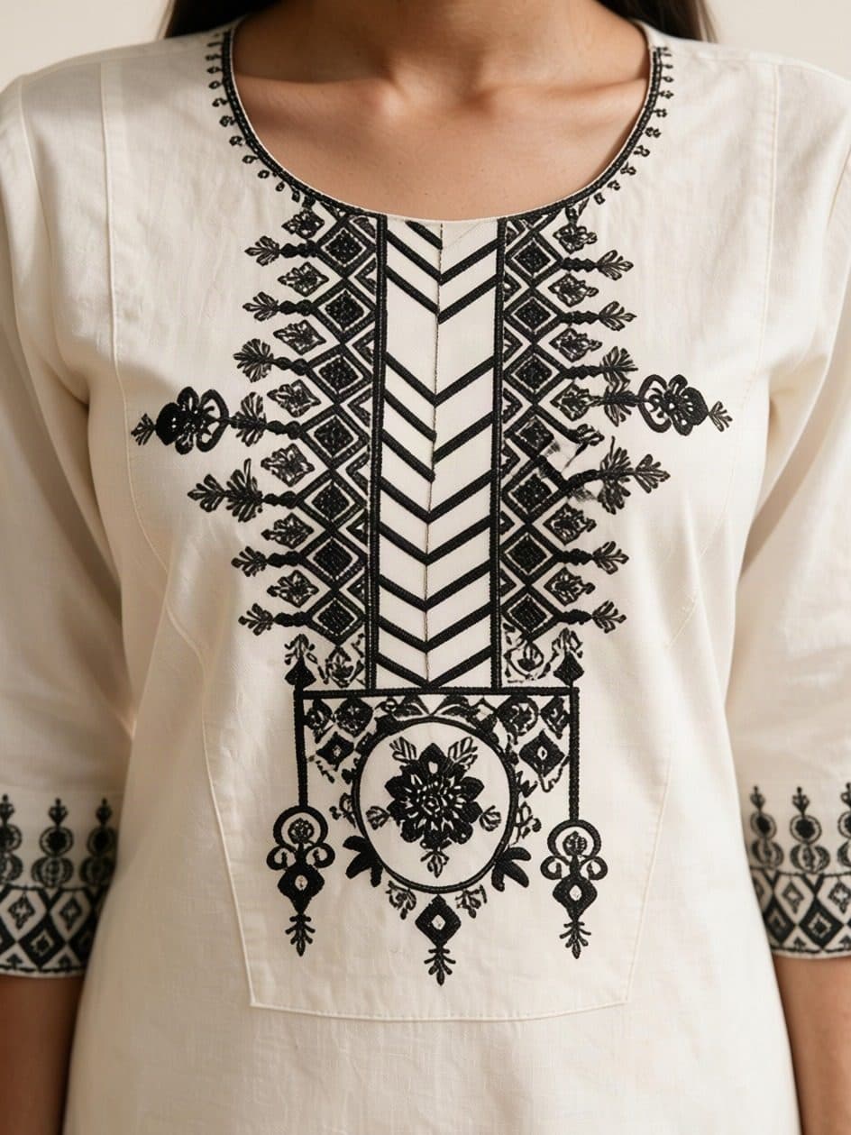 Geometric Yoke Co-ord Set