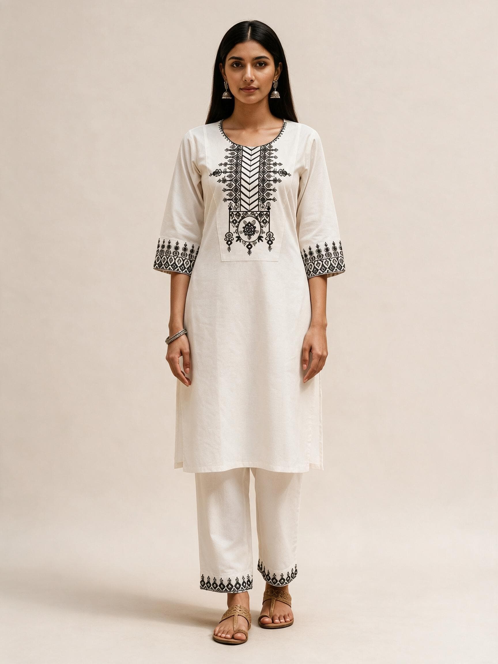 Geometric Yoke Co-ord Set